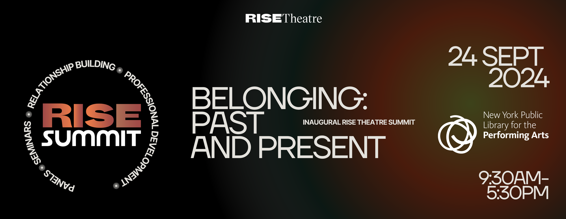 Inaugural RISE Theatre Summit RSVP